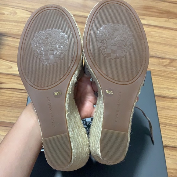 Vince Camuto Leera Wedges in Dusty Mink - Picture 8 of 10